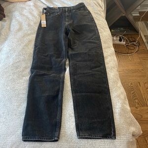 KSUBI Straight Leg Jeans, Black